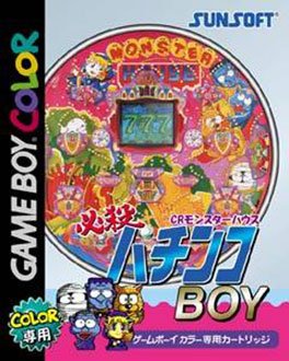 Caratula de Hissatsu Pachinko Boy CR Monster House para Game Boy Color