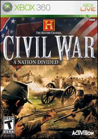 Caratula de History Channel Presents: Civil War -- A Nation Divided, The para Xbox 360