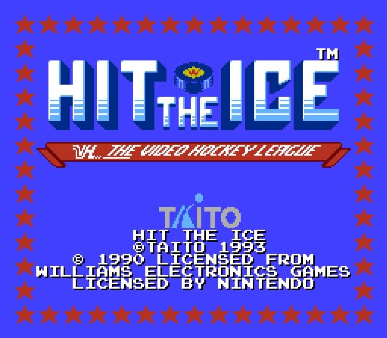 Pantallazo de Hit the Ice para Nintendo (NES)
