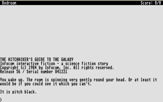 Pantallazo de Hitchhiker's Guide to the Galaxy, The para Atari ST