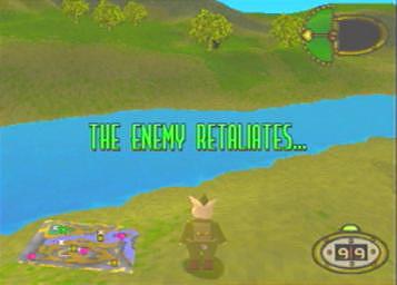 Pantallazo de Hogs of War and Worms para PlayStation