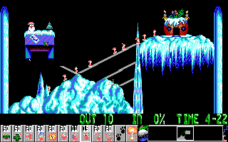Pantallazo de Holiday Lemmings 1993 para PC