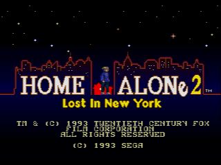 Pantallazo de Home Alone 2: Lost in New York para Sega Megadrive