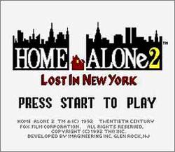 Pantallazo de Home Alone 2: Lost in New York para Super Nintendo