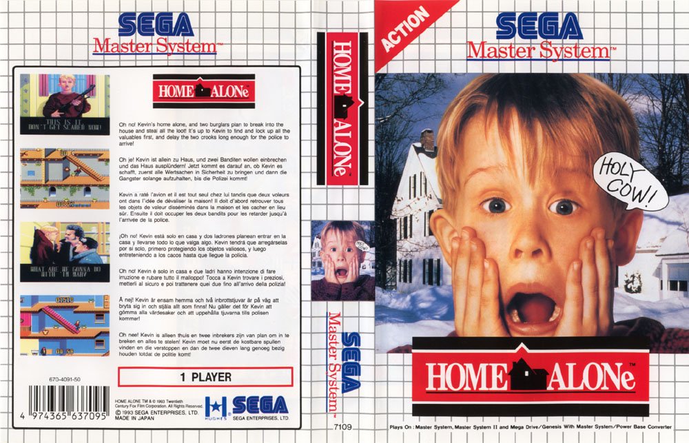 Caratula de Home Alone para Sega Master System
