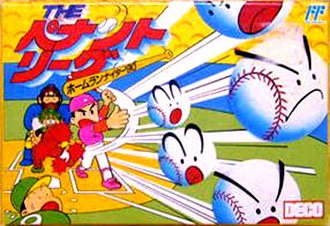 Caratula de Home Run Night '90: The Pennant League para Nintendo (NES)