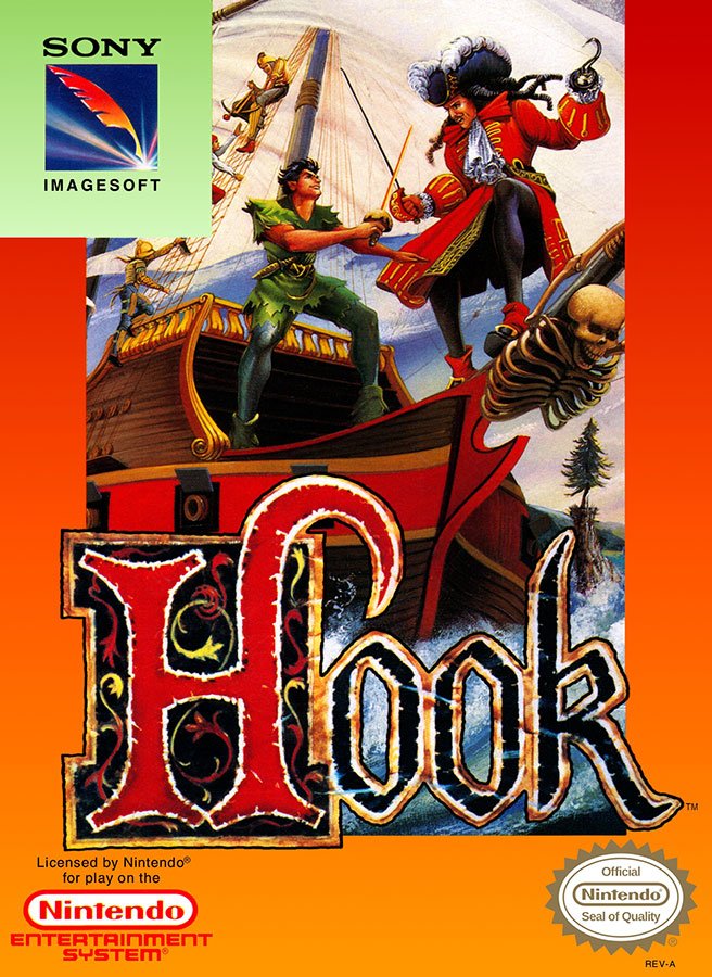 Caratula de Hook para Nintendo (NES)