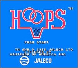 Pantallazo de Hoops para Nintendo (NES)