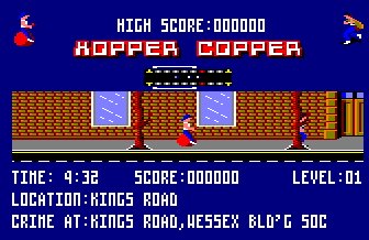 Pantallazo de Hopper Copper para Amstrad CPC