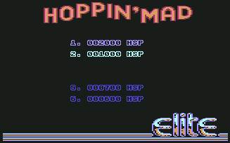 Pantallazo de Hopping Mad para Commodore 64