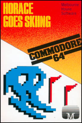 Caratula de Horace Goes Skiing para Commodore 64