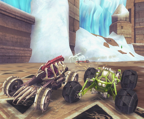 Pantallazo de Hot Wheels: Battle Force 5 para Wii