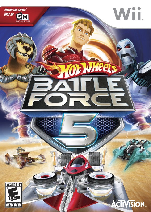 Caratula de Hot Wheels: Battle Force 5 para Wii
