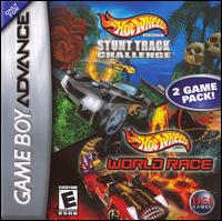 Caratula de Hot Wheels Stunt Track Challenge / Hot Wheels World Race para Game Boy Advance