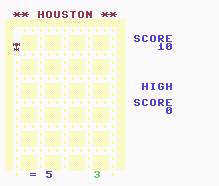 Pantallazo de Houston para Commodore 64