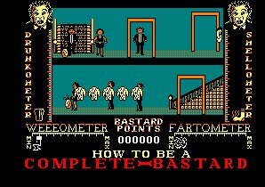 Pantallazo de How To Be A Complete Bastard para Amstrad CPC