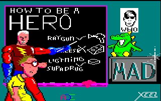 Pantallazo de How To Be A Hero para Amstrad CPC