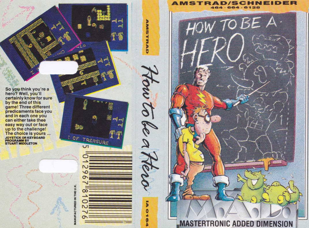 Caratula de How To Be A Hero para Amstrad CPC