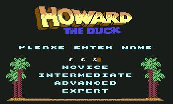 Pantallazo de Howard the Duck para Commodore 64