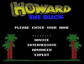 Pantallazo de Howard the Duck para MSX