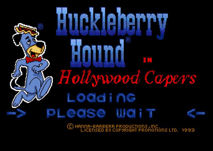 Pantallazo de Huckleberry Hound in Hollywood Capers para Atari ST