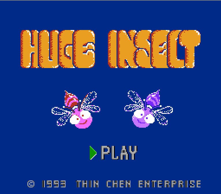 Pantallazo de Huge Insect para Nintendo (NES)