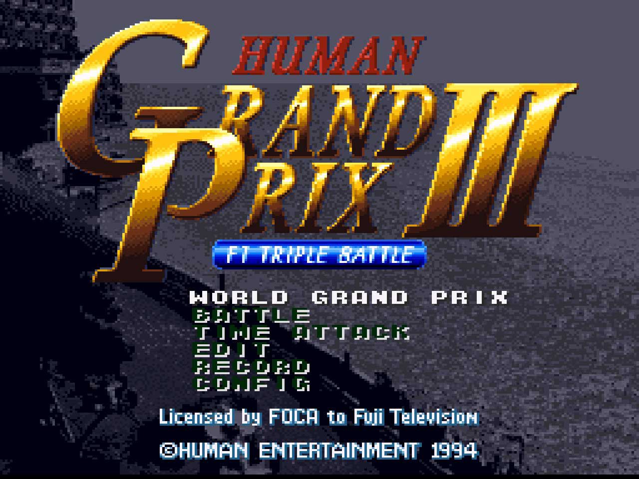 Pantallazo de Human Grand Prix 3: F-1 Triple Battle (Japonés) para Super Nintendo