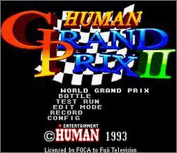 Pantallazo de Human Grand Prix II (Japonés) para Super Nintendo