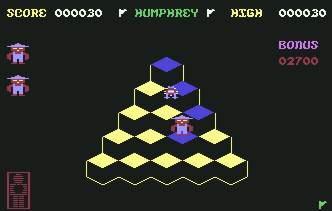 Pantallazo de Humphrey para Commodore 64