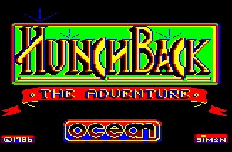 Pantallazo de Hunchback The Adventure para Amstrad CPC