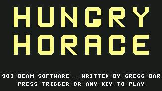 Pantallazo de Hungry Horace para Commodore 64