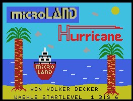Pantallazo de Hurricane para MSX