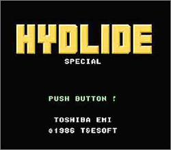 Pantallazo de Hydlide para Nintendo (NES)