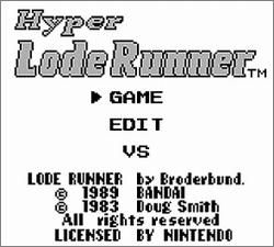 Pantallazo de Hyper Lode Runner para Game Boy
