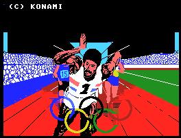 Pantallazo de Hyper Olympic 1 para MSX