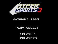 Pantallazo de Hyper Sports 3 para MSX