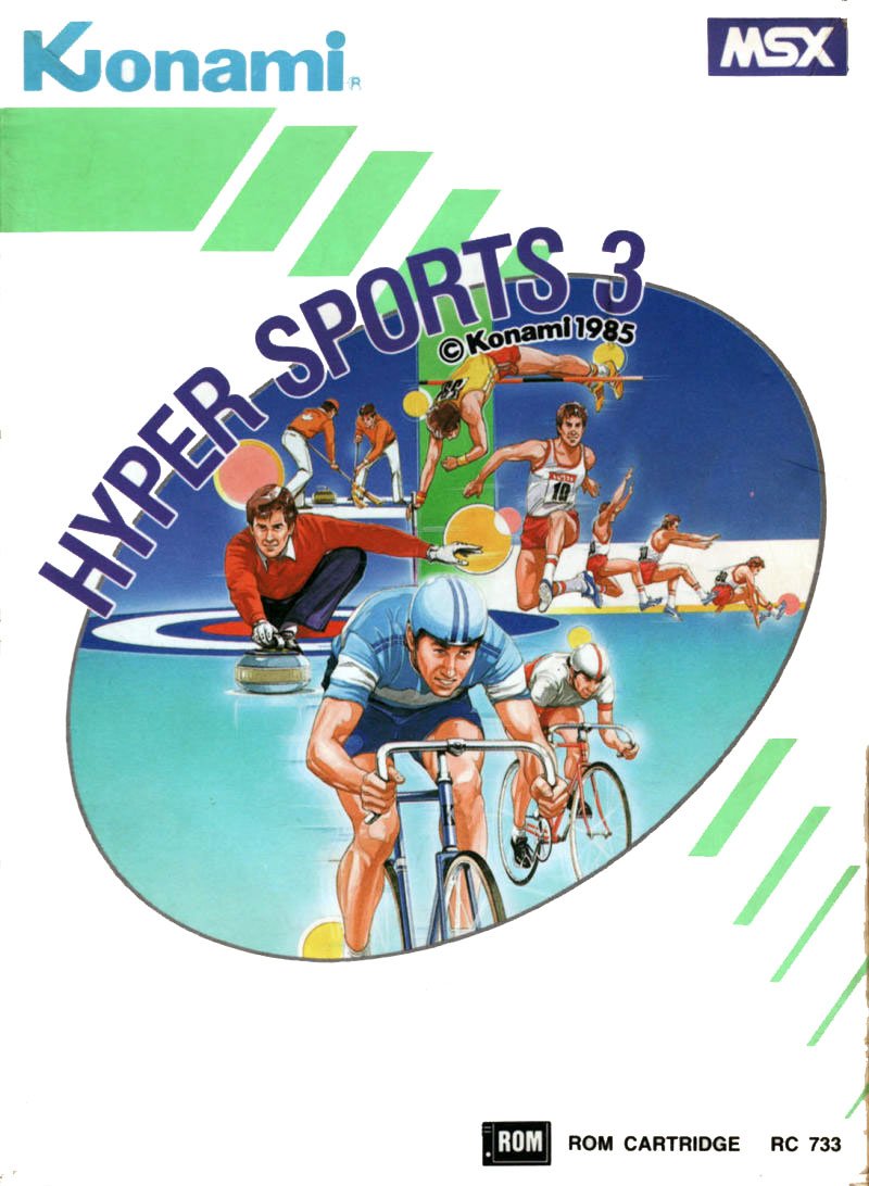 Caratula de Hyper Sports 3 para MSX