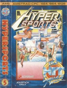 Caratula de Hyper Sports para Amstrad CPC