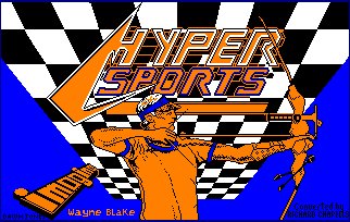 Pantallazo de Hyper Sports para Amstrad CPC