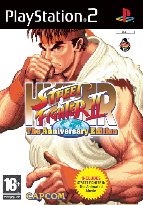 Caratula de Hyper Street Fighter II: The Anniversary Edition para PlayStation 2