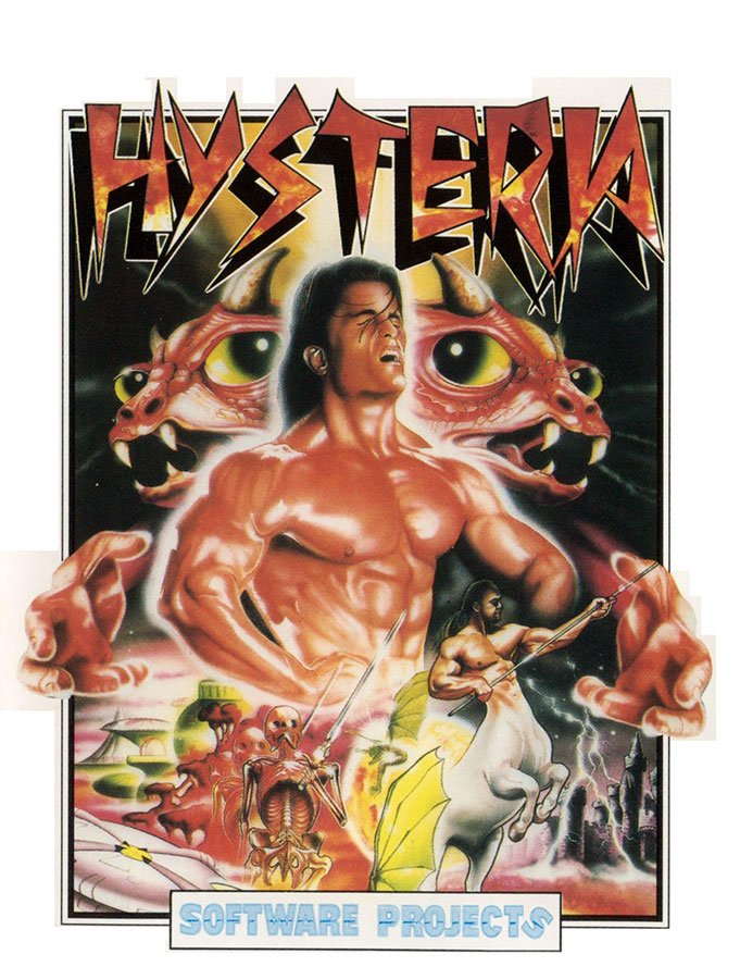 Caratula de Hysteria para Commodore 64