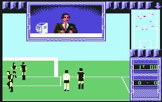 Pantallazo de I Play: 3d Soccer para Commodore 64