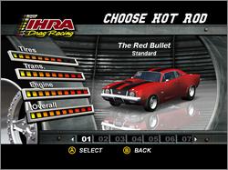 Pantallazo de IHRA Drag Racing: Sportsman Edition para PlayStation 2