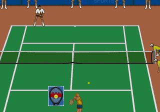 Pantallazo de IMG International Tour Tennis para Sega Megadrive