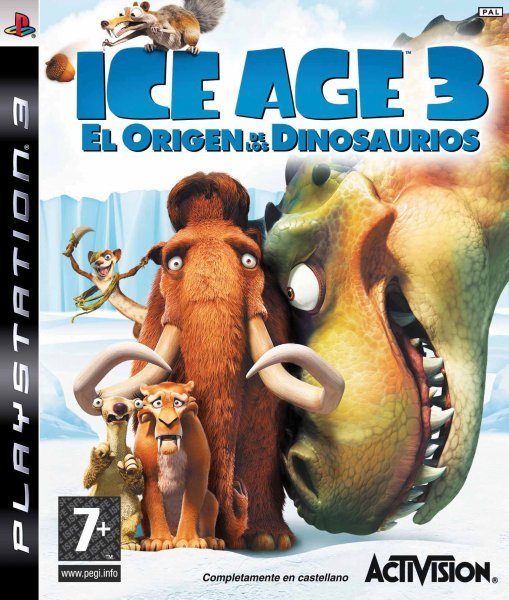 Caratula de Ice Age 3: El Origen De Los Dinosaurios para PlayStation 3