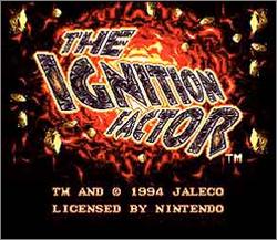 Pantallazo de Ignition Factor, The para Super Nintendo