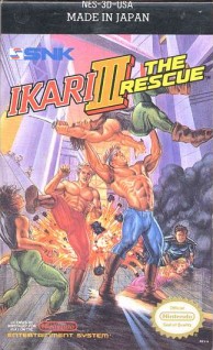 Caratula de Ikari Warriors III: The Rescue para Nintendo (NES)