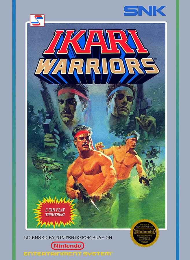 Caratula de Ikari Warriors para Nintendo (NES)