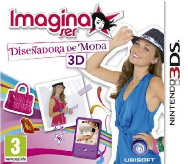 Caratula de Imagina Ser Diseñadora de Moda para Nintendo 3DS
