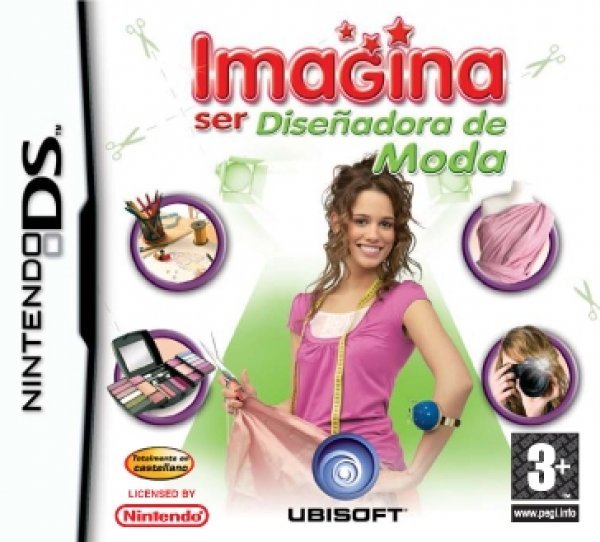 Caratula de Imagina ser Diseñadora de Moda para Nintendo DS